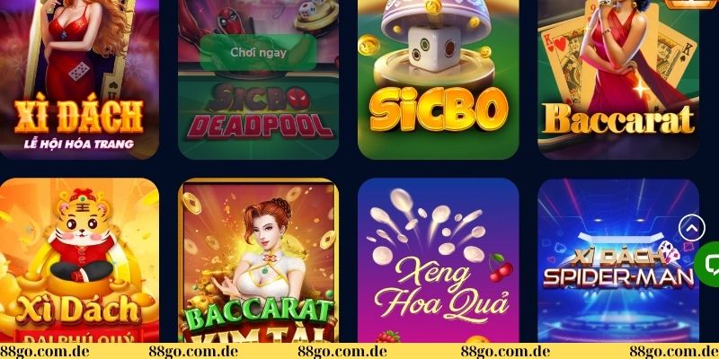 Game Gemwin - Cơ hội giải trí kết hợp đổi đời cực hấp dẫn 2 Game GemWin đa dạng
