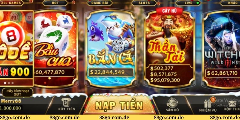 Hướng dẫn cách tham gia game Go88