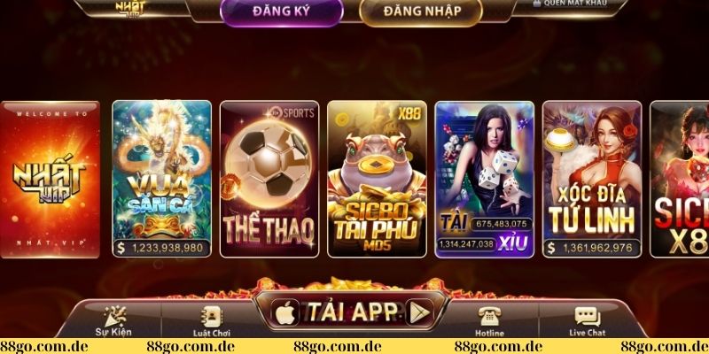 Số lượng sảnh game phong phú